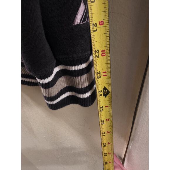 Vtg Majestic Mens Chicago White Sox Baseball Sweatshirt Jacket Full Zip Black M - Picture 9 of 10